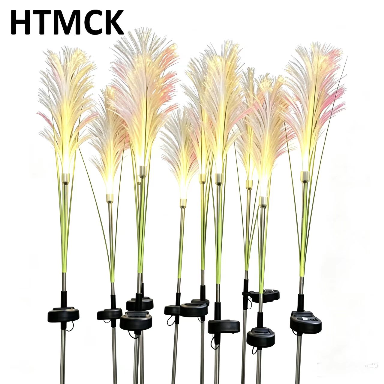 Outdoor Power For Christmas Lights - โคมไฟสวนพลังงานแสงอาทิตย์ HTMCK LED แบบกันน้ำสำหรับตกแต่งสนามหญ้า ไฟประดับทางเดิน ตกแต่งคริสต์มาส