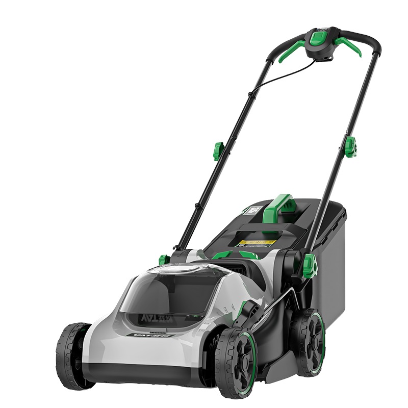 Lawn Mower Battery - เครื่องตัดหญ้าไฟฟ้าไร้สาย พร้อมแบตเตอรี่ลิเธียม สำหรับตัดหญ้าในสวนสาธารณะ ความกว้างในการตัด 34 ซม.