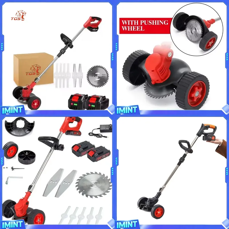 Lawn Mower Battery - เครื่องตัดหญ้าไฟฟ้าแบตเตอรี่ลิเธียม TGS 21v ขายดี เครื่องตัดหญ้าแบบมือถือพร้อมเทคโนโลยีไร้สาย ใช้พลังงานจากแบตเตอรี่