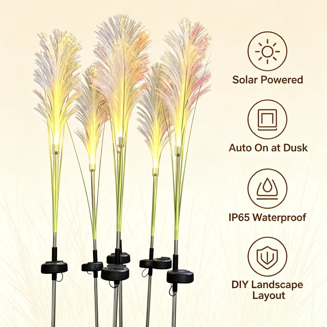 โคมไฟสวนพลังงานแสงอาทิตย์ HTMC - Outdoor Power For Christmas Lights บทวิจารณ์และราคา