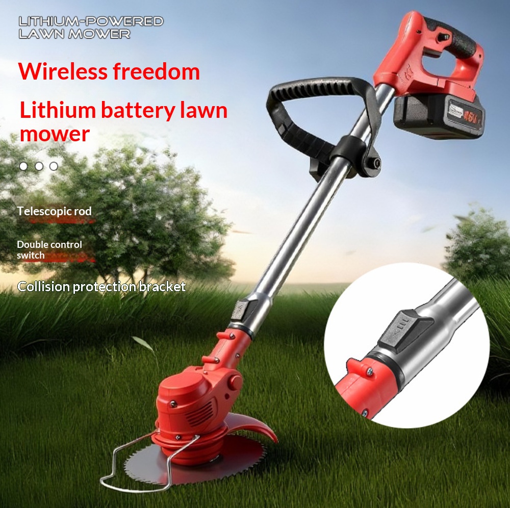 เครื่องตัดหญ้าไฟฟ้าไร้สายแบบมื - Lawn Mower Battery บทวิจารณ์และราคา