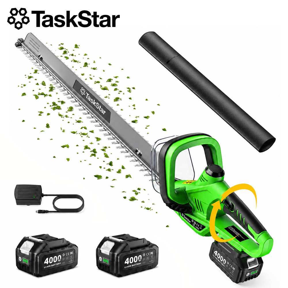 TaskStar เครื่องตัดแต่งกิ่งไม้ - Lawn Mower Battery บทวิจารณ์และราคา