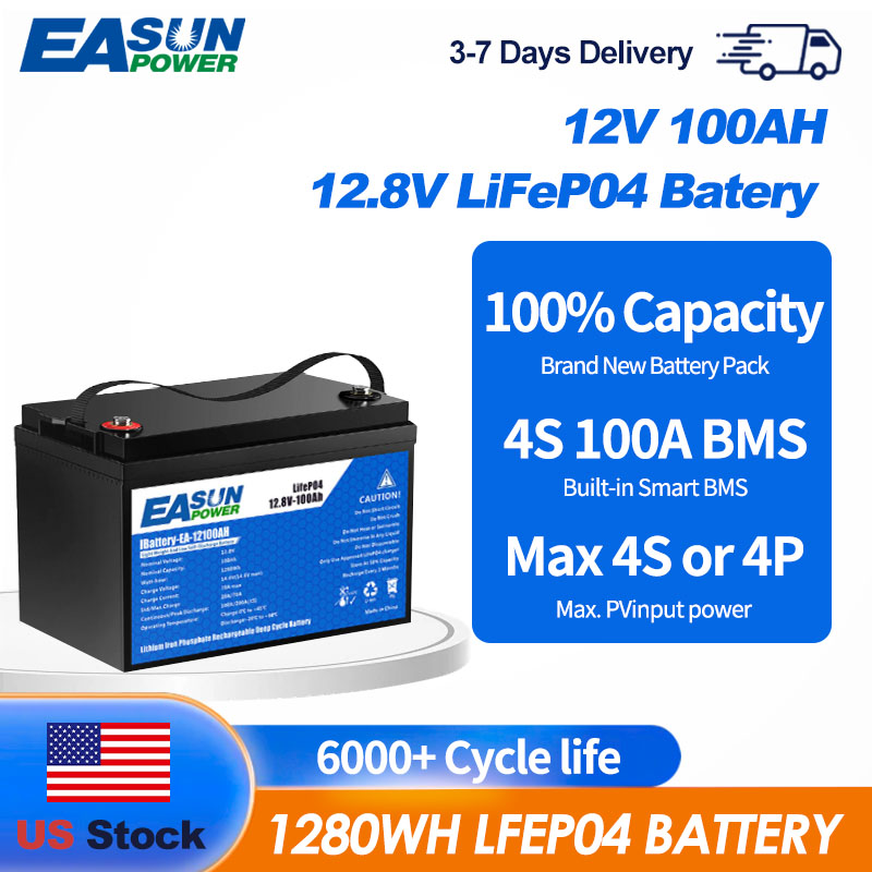 แบตเตอรี่ EASUN POWER 12V 100A - Outdoor Power Inverter บทวิจารณ์และราคา