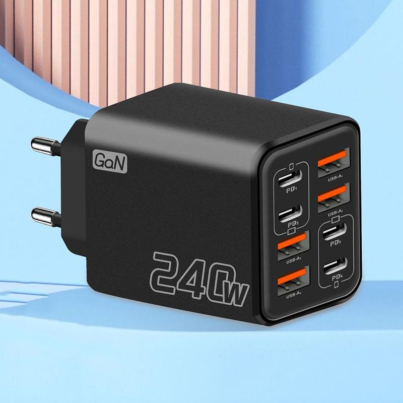 อะแดปเตอร์ชาร์จ GaN USB C 240W - Outdoor Usb Power Adapter บทวิจารณ์และราคา