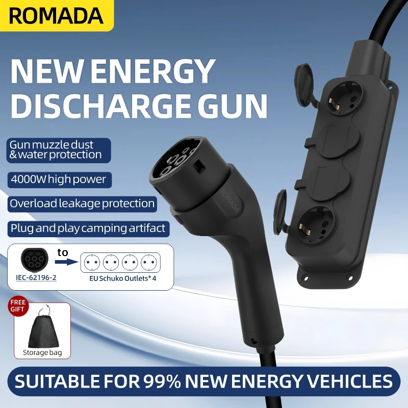 สายชาร์จรถยนต์ไฟฟ้าแบบพกพา 16A - Outdoor Power Usa บทวิจารณ์และราคา
