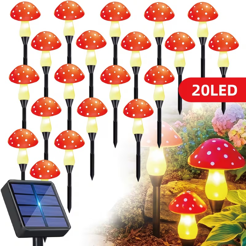 ไฟ LED พลังงานแสงอาทิตย์รูปเห็ - Outdoor Power For Christmas Lights บทวิจารณ์และราคา