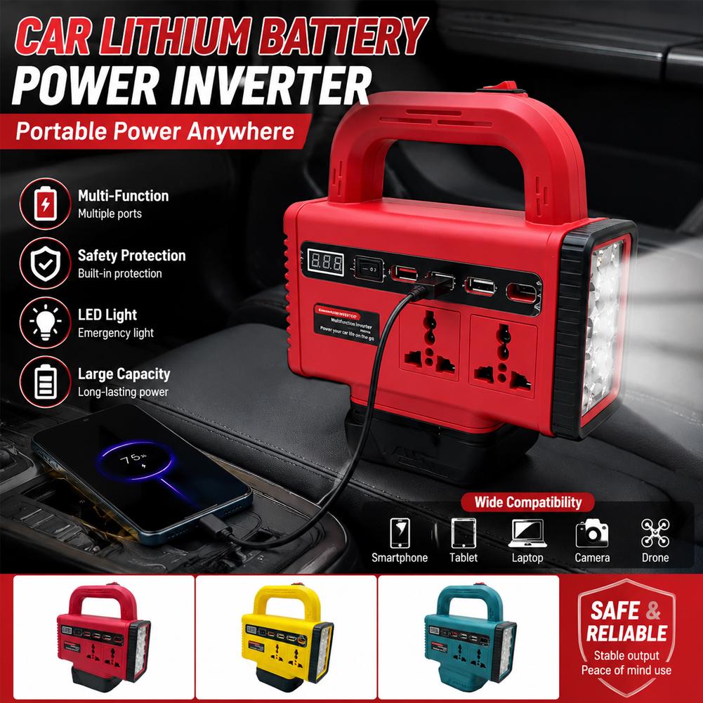 อินเวอร์เตอร์พกพาที่ใช้งานร่วม - Outdoor Power Inverter บทวิจารณ์และราคา