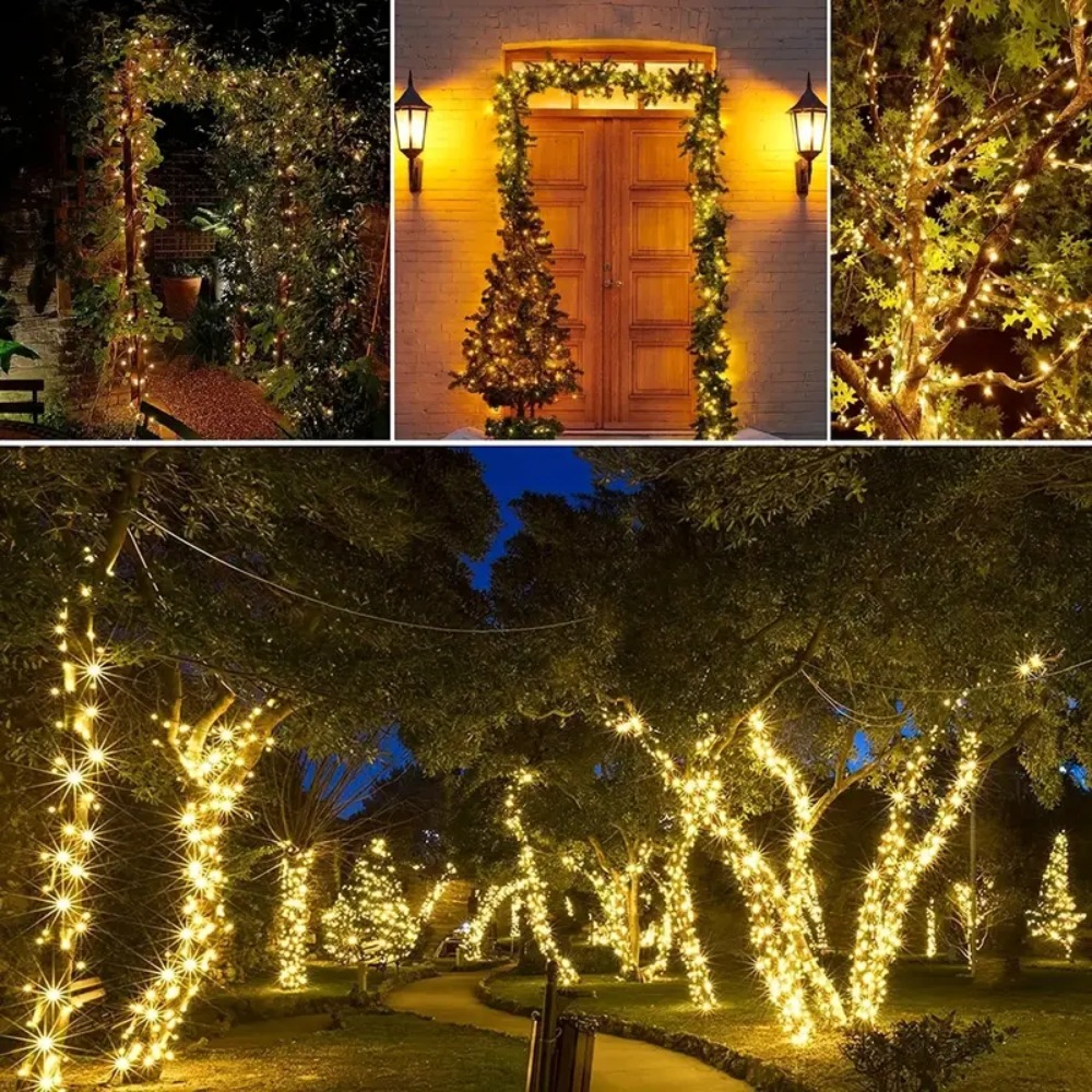ไฟราวพลังงานแสงอาทิตย์ LED 8โห - Outdoor Power For Christmas Lights บทวิจารณ์และราคา