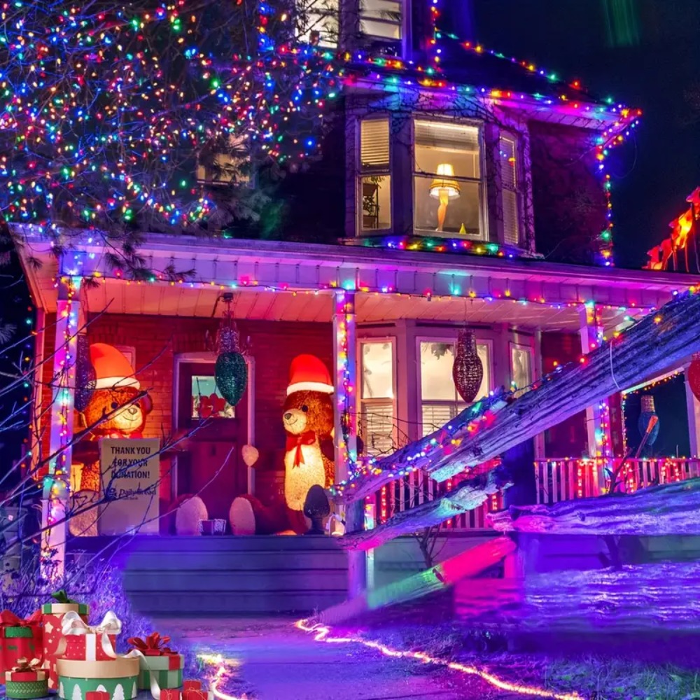 ไฟราวพลังงานแสงอาทิตย์ LED 8โห - Outdoor Power For Christmas Lights บทวิจารณ์และราคา