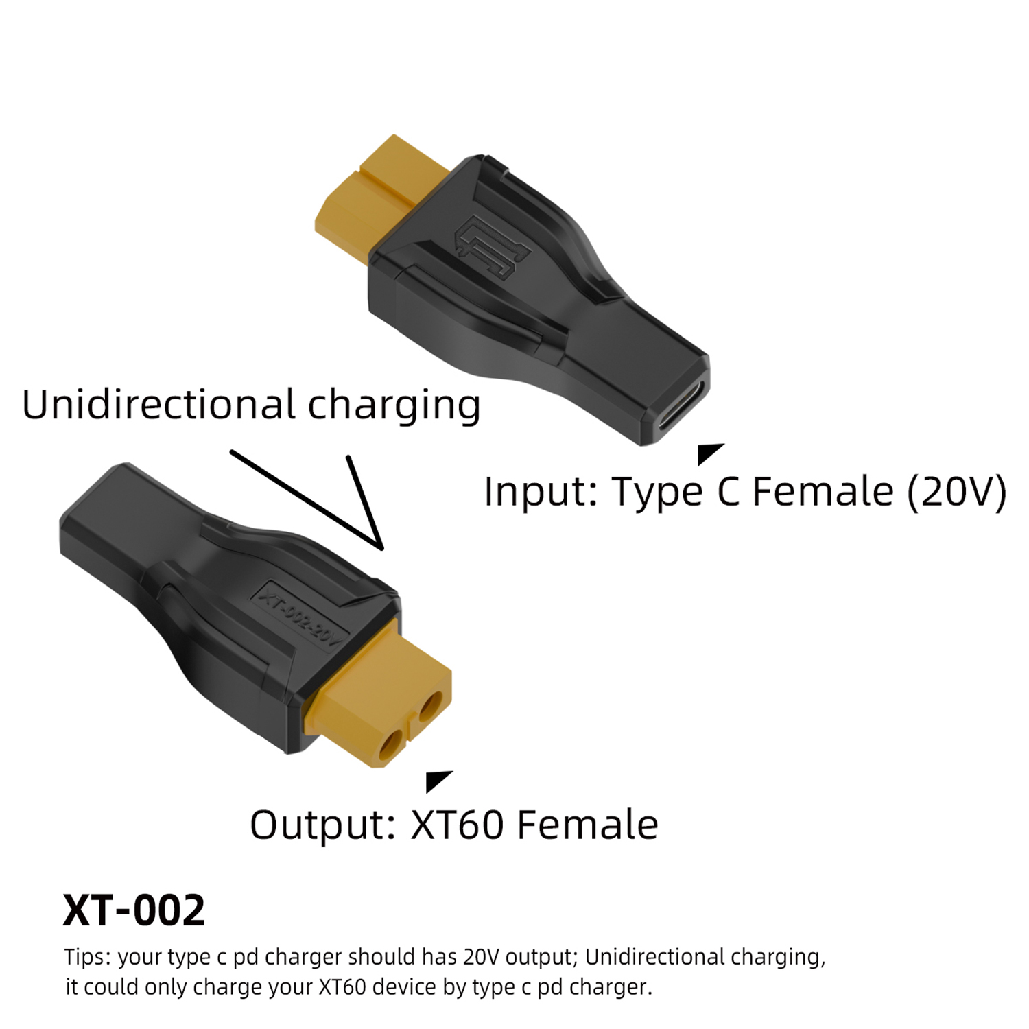 USB C ถึง XT60 อะแดปเตอร์แปลง  - Outdoor Usb Power Adapter บทวิจารณ์และราคา